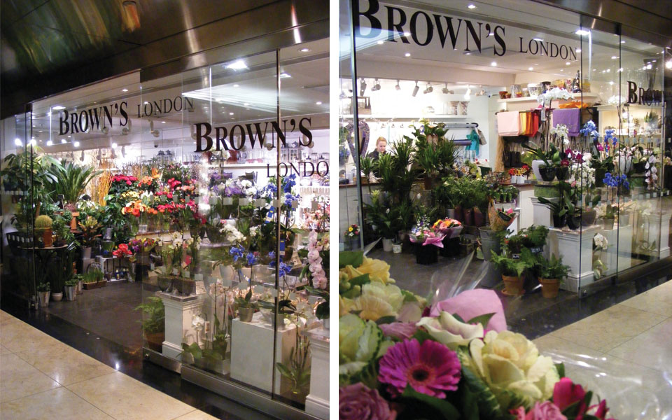 Retail <span>Brown’s London Florists</span>